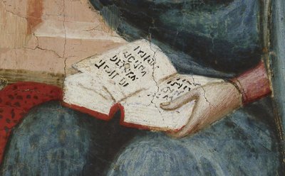 Triptych with Madonna and Child with the Crucifixion and the Annunciation by Arnau Bassa